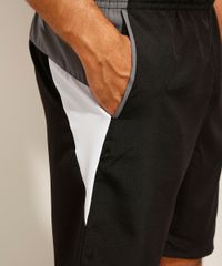 Kit Bermudas Esportivas Masculinas com Recorte Bolsos Kit Bermudas Esportivas Masculinas com Recorte Bolsos