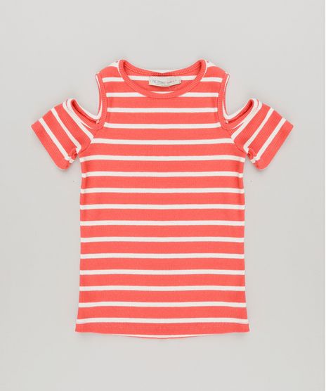 Blusa-Infantil-Listrada-Open-Shoulder-Manga-Curta-Decote-Redondo-Coral-9042323-Coral_1