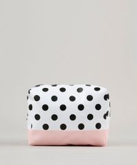 Necessaire-Feminina-Estampada-de-Poas-Branca-9238331-Branco_1