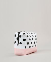 Necessaire-Feminina-Estampada-de-Poas-Branca-9238331-Branco_2