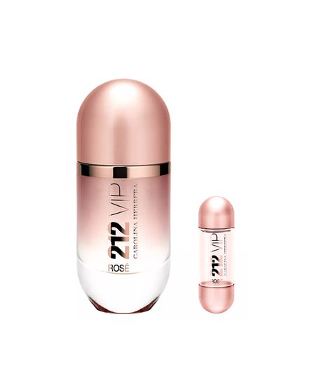 Perfume 212 Vip Rosé 50ml + Brinde Miniatura Perfume 5ml Menor preço em Perfume 212 Vip Rosé 50ml + Brinde Miniatura Perfume 5ml