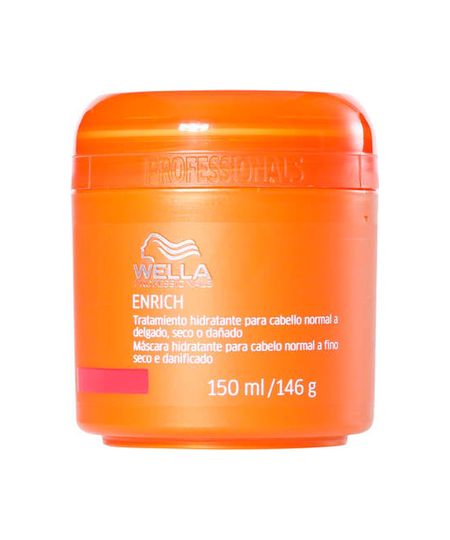 Máscara de Tratamento Enrich Cabelos Grossos Wella Professionals 150ml Menor preço em Máscara de Tratamento Enrich Cabelos Grossos Wella Professionals 150ml
