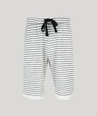 Bermuda-Masculina-Listrada-em-Moletom-com-Bolsos-Cinza-Mescla-Escuro-9069149-Cinza_Mescla_Escuro_5