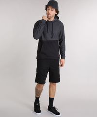 Blusao-Masculino-em-Moletom-com-Recorte-e-Bolso-Preto-8971054-Preto_3