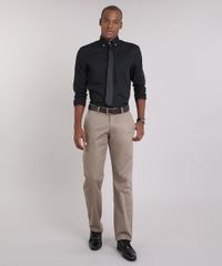 Kit-de-Camisa-Masculina-Comfort---Gravata-em-Jacquard-Preta-8581613-Preto_3