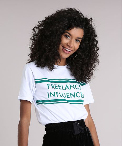 Blusa-Feminina--Freelance-Influencer--Manga-Curta-Decote-Redondo-em-Algodao---Sustentavel-Branca-9208732-Branco_1