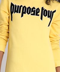 Blusao-Feminino-Justin-Bieber--Purpose-Tour--Longo-em-Moletom-Amarelo-9129186-Amarelo_4