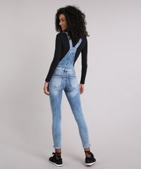 Macacao-Jeans-Feminino-Skinny-com-Puidos-e-Bolsos-Azul-Medio-9112674-Azul_Medio_2