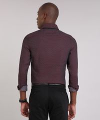 Camisa-Masculina-Slim-Estampada-de-Poa-Manga-Longa-Vinho-9050787-Vinho_2