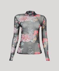 Blusa-Feminina-em-Tule-Gola-Alta-Estampada-Floral-Manga-Longa-Preta-9132100-Preto_5