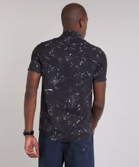 Camisa-Masculina-Estampada-de-Respingos-Manga-Curta-Preta-9170788-Preto_2