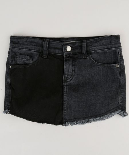 Short-Saia-Jeans-Infantil-com-Recorte-Preto-9168814-Preto_1 Short-Saia-Jeans-Infantil-com-Recorte-Preto-9168814-Preto_1