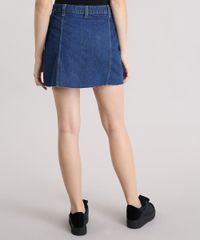 Saia-Jeans-Feminina-com-Botoes-Barra-Desfiada-Curta-Azul-Escura-9195861-Azul_Escura_2