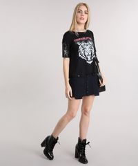 Blusa-Feminina-Tigre-com-Paetes-na-Manga-Decote-Redondo-Preta-9133068-Preto_3