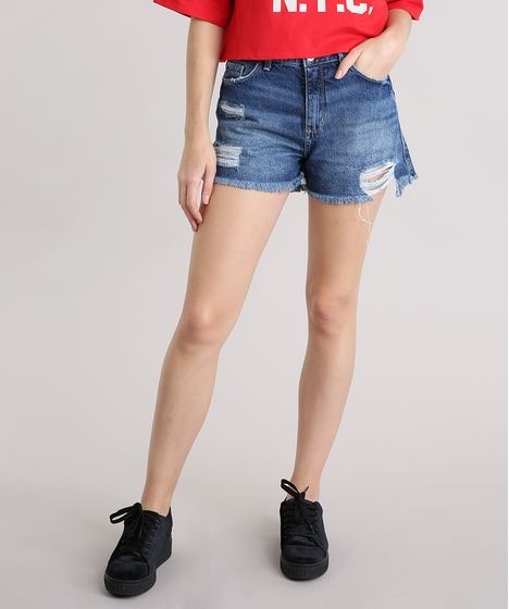 shorts jeans c&a