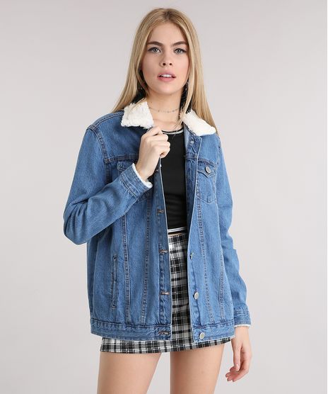 Jaqueta-Jeans-Feminina-com-Pelo-na-Gola-Azul-Media-9101348-Azul_Media_1