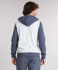 Blusao-Masculino-em-Moletom--Golden-Days--com-Capuz-Bolso-Canguru-Manga-Longa-Cinza-Mescla-Claro-8830981-Cinza_Mescla_Claro_2