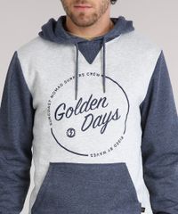 Blusao-Masculino-em-Moletom--Golden-Days--com-Capuz-Bolso-Canguru-Manga-Longa-Cinza-Mescla-Claro-8830981-Cinza_Mescla_Claro_4