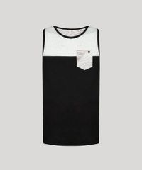 Regata-Masculina-com-Bolso-Estampado-de-Folhagem-Gola-Redonda-Preta-9125857-Preto_5