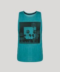 Regata-Masculina-com-Estampa-de-Coqueiros-Gola-Careca--Verde-9121639-Verde_5