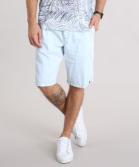 Bermuda-Jeans-Masculina-com-Cordao-e-Bolsos-Azul-Claro-9117594-Azul_Claro_1