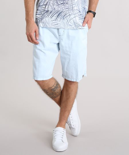 Bermuda-Jeans-Masculina-com-Cordao-e-Bolsos-Azul-Claro-9117594-Azul_Claro_1