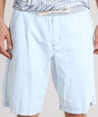Bermuda-Jeans-Masculina-com-Cordao-e-Bolsos-Azul-Claro-9117594-Azul_Claro_4