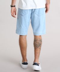 Bermuda-Jeans-Masculina-com-Cordao-e-Bolsos-Azul-Claro-9117593-Azul_Claro_2