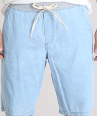 Bermuda-Jeans-Masculina-com-Cordao-e-Bolsos-Azul-Claro-9117593-Azul_Claro_4