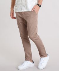 Calca-Masculina-Chino-Carrot-em-Algodao---Sustentavel-Kaki-9108163-Kaki_1