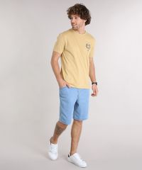 Camiseta-Masculina-Manga-Curta-Gola-Careca-Amarela-9125864-Amarelo_3