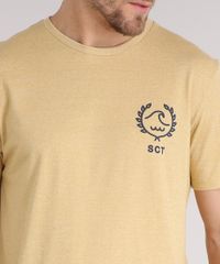 Camiseta-Masculina-Manga-Curta-Gola-Careca-Amarela-9125864-Amarelo_4