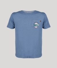 Camiseta-Masculina-com-Estampa-Floral-e-Bolso-Manga-Curta-Gola-Redonda-Azul-9125863-Azul_5