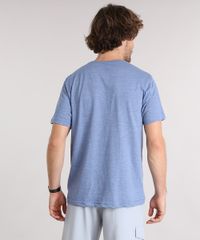 Camiseta-Masculina-Manga-Curta-Gola-Careca-com-Estampa-de-Coqueiros-Azul-9125861-Azul_2