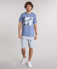 Camiseta-Masculina-Manga-Curta-Gola-Careca-com-Estampa-de-Coqueiros-Azul-9125861-Azul_3