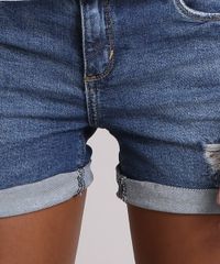 Short-Jeans-Feminino-Reto-Destroyed-com-Bandana-Azul-Escuro-9116265-Azul_Escuro_4