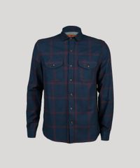 Camisa-Masculina-Xadrez-Manga-Longa-com-Bolsos--Azul-Marinho-9117427-Azul_Marinho_5