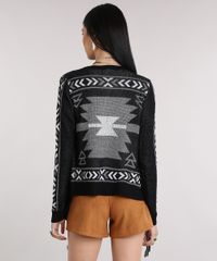Capa-Feminina-em-Trico-Estampada-Etnica-com-Franjas-Preto-8889015-Preto_2