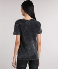 Blusa-Feminina-Marmorizada-com-Perolas-Manga-Curta-Decote-Redondo-Preta-9148876-Preto_2