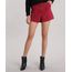 Short-Feminino-em-Suede-com-Ziper-Cintura-Alta-Frontal-e-Bolsos-Vinho-9163259-Vinho_1