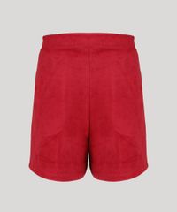 Short-Feminino-em-Suede-com-Ziper-Cintura-Alta-Frontal-e-Bolsos-Vinho-9163259-Vinho_6