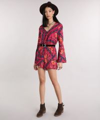 Macaquinho-Feminino-Estampado-Floral-Manga-Longa-Decote-V-Rosa-Escuro-8905820-Rosa_Escuro_3