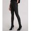 Calca-Feminina-Super-Skinny-Resinada-com-Botoes-Preta-9113403-Preto_1