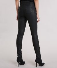 Calca-Feminina-Super-Skinny-Resinada-com-Botoes-Preta-9113403-Preto_2