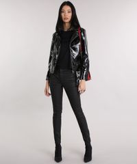 Calca-Feminina-Super-Skinny-Resinada-com-Botoes-Preta-9113403-Preto_3