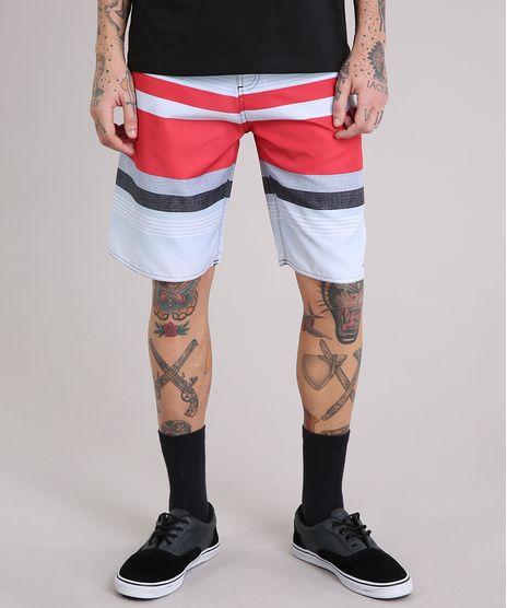Bermuda-Surf-Masculina-Listrada-Vermelha-9136067-Vermelho_1