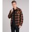 Jaqueta-Masculina-Xadrez-com-Bolsos-Caramelo-8883315-Caramelo_1