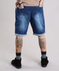 Bermuda-Jeans-Masculina-Reta-com-Cordao-Azul-Escuro-8766323-Azul_Escuro_2