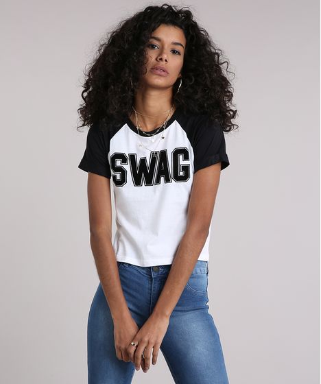 camisa swag feminina