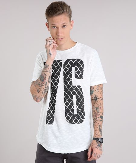 Camiseta-Masculina-Longa--76--Manga-Curta-Gola-Careca-Off-White-8524185-Off_White_1 Camiseta-Masculina-Longa--76--Manga-Curta-Gola-Careca-Off-White-8524185-Off_White_1